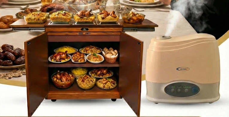 عرض شهر الخير ( سخان هوت بوكس بني فاتح + مولد رطوبه كولدبوينت )