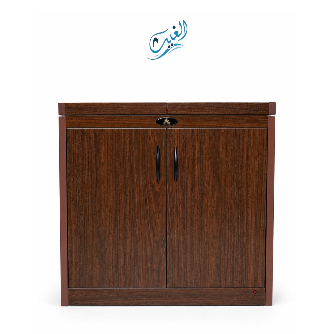 سخان اكل متعدد الطبقات - هوت بوكس - بني غامق